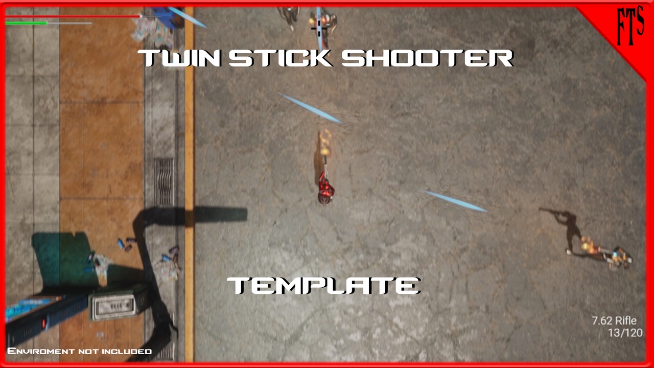 Media 1 for listing Twin Stick Shooter Template