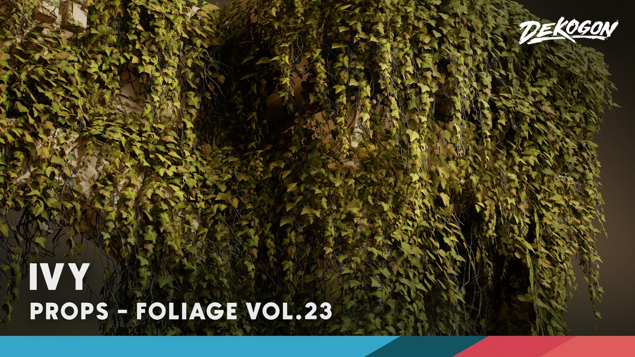 Media 1 for listing Foliage VOL.23 - Ivy (Low Poly)