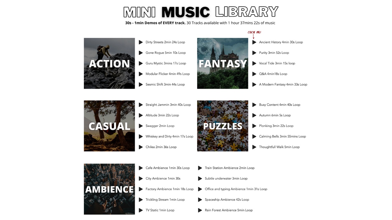 Media 1 for listing Mini Music Library