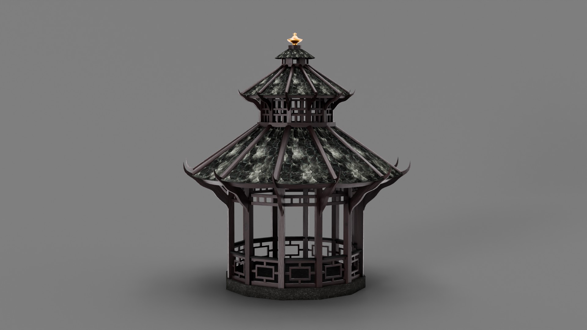Stylized Asian Gazebo | Fab