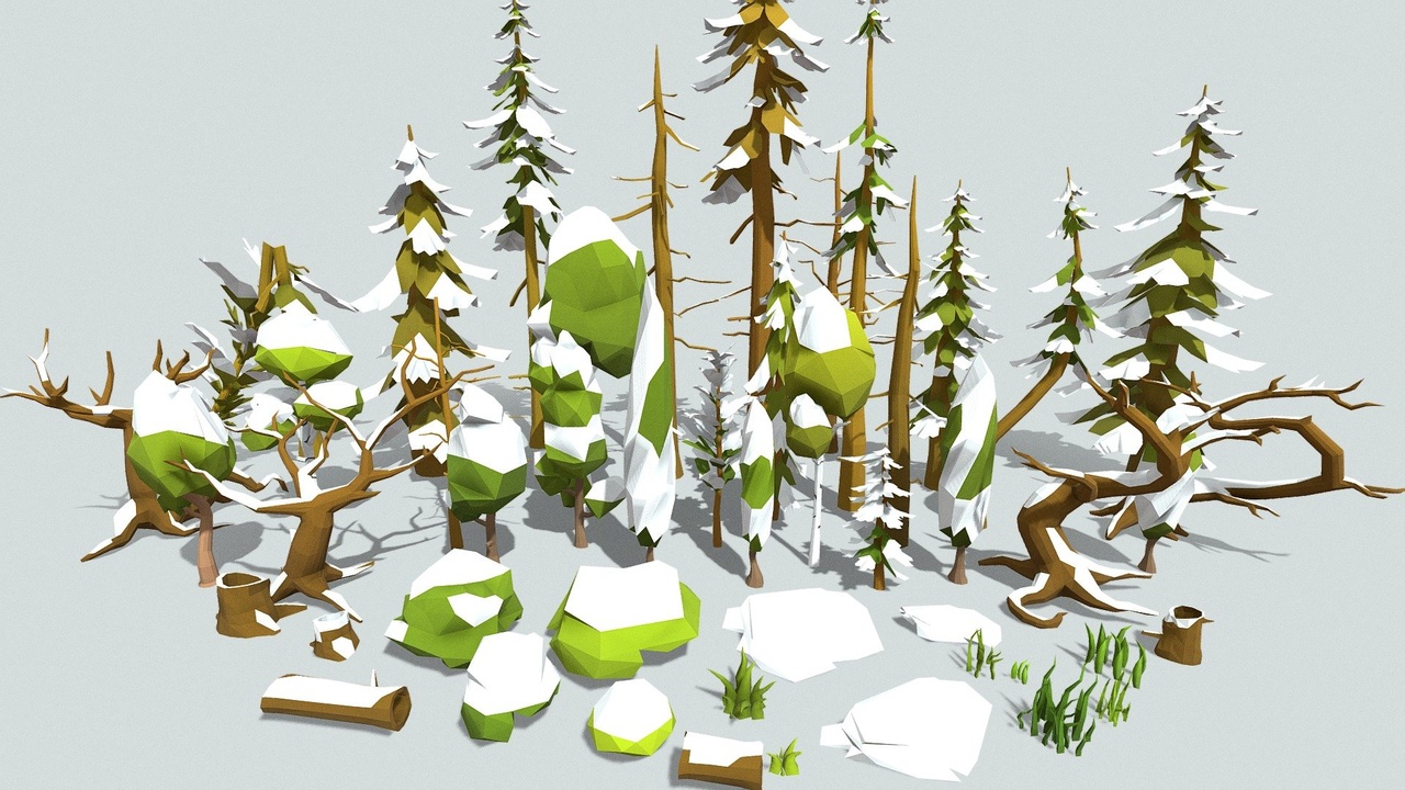 Media 1 for listing Plants Pack - Winter Trees