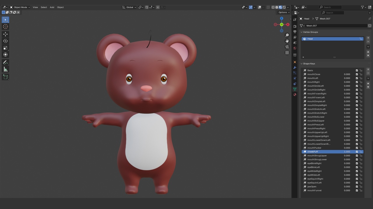 Cartoon Brown Bear Cub Character Rigged with for Animation and Games | Fab