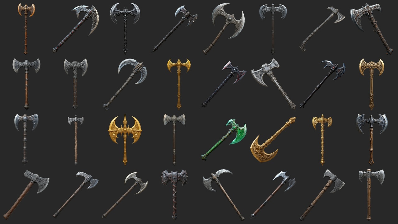 Media 1 for listing 156 Superior Battle-Axes - Icons