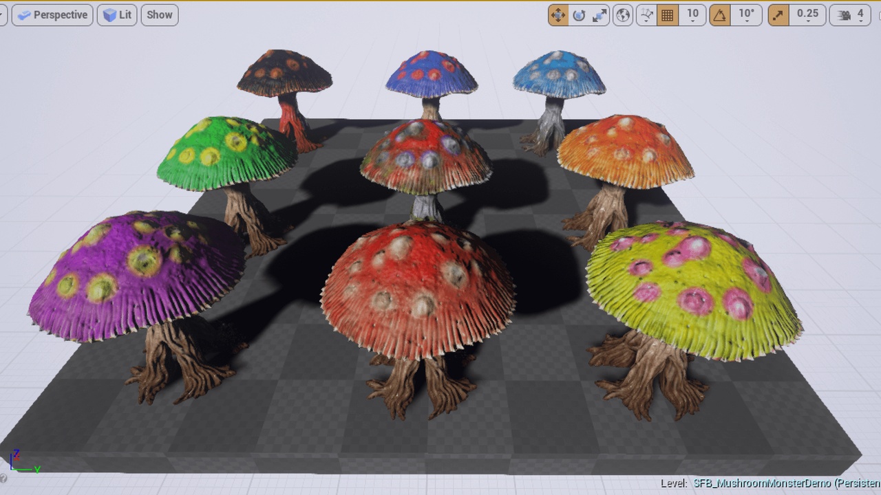 Media 1 for listing Mushroom Monster Pack PBR