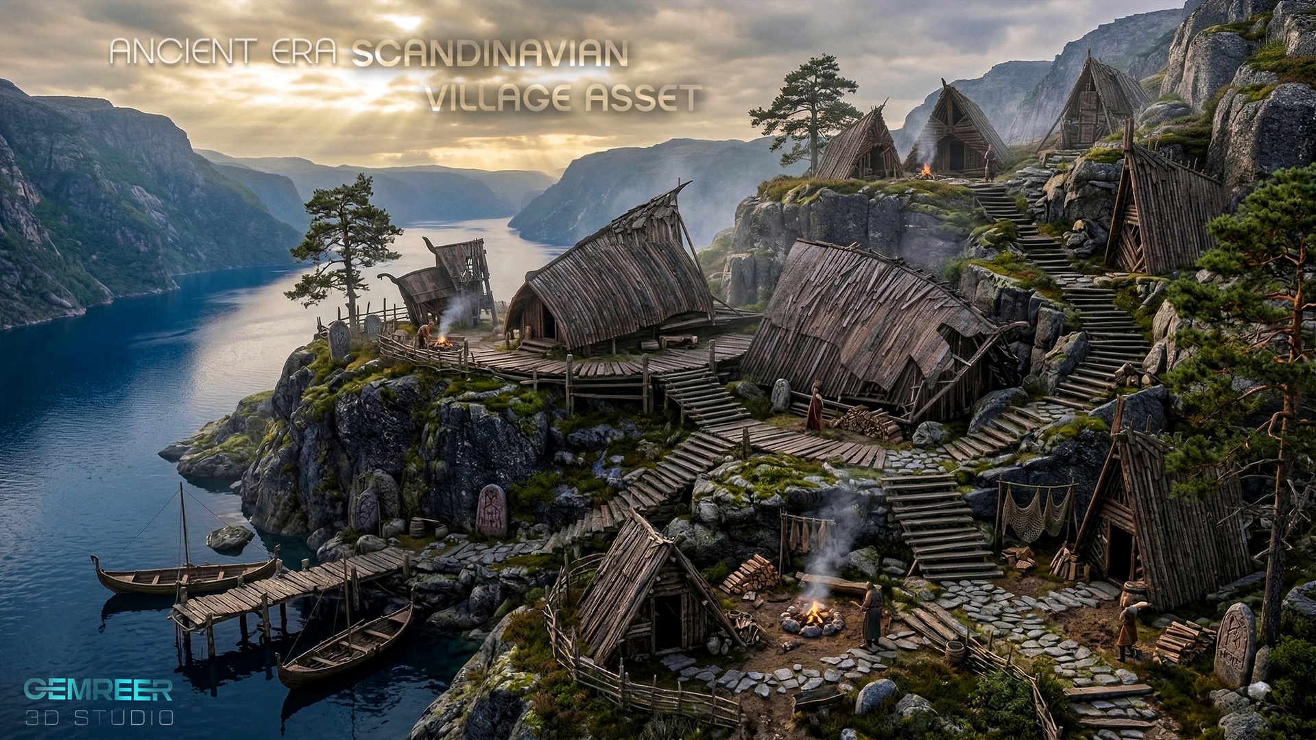 Media 1 for listing Nordic Village Asset Pack