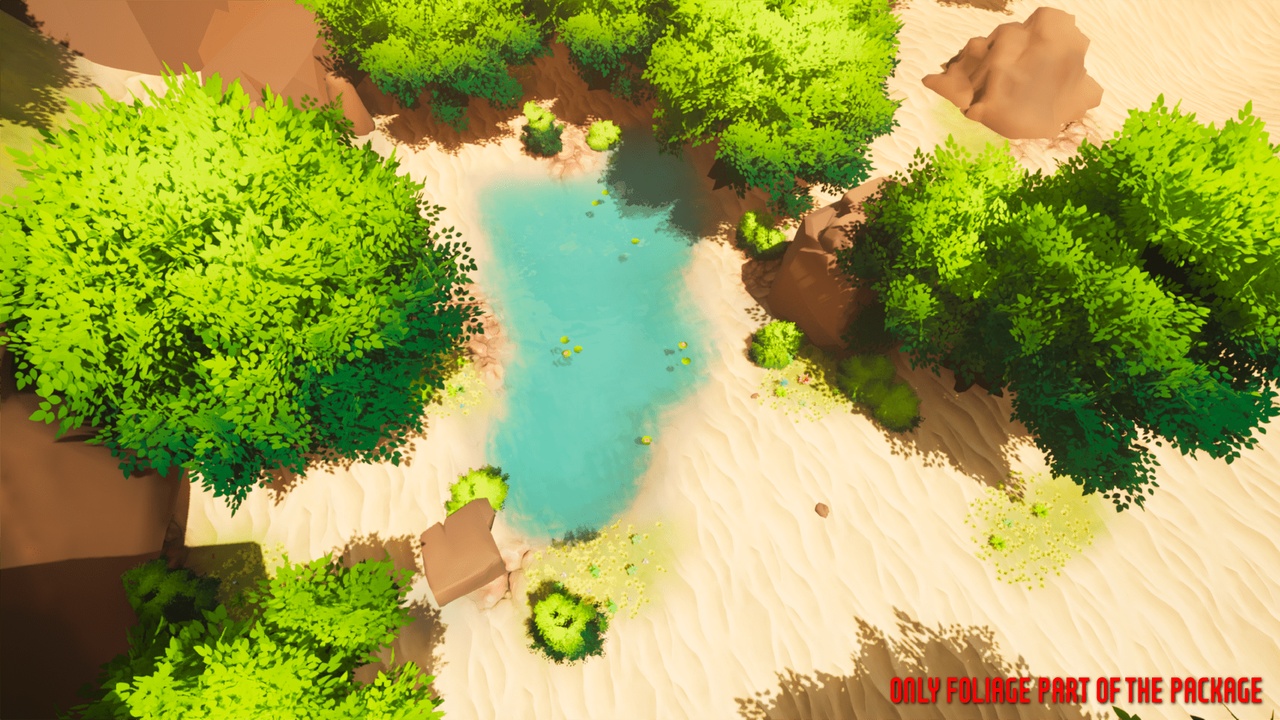 Stylized Dynamic Foliage Pack | Fab