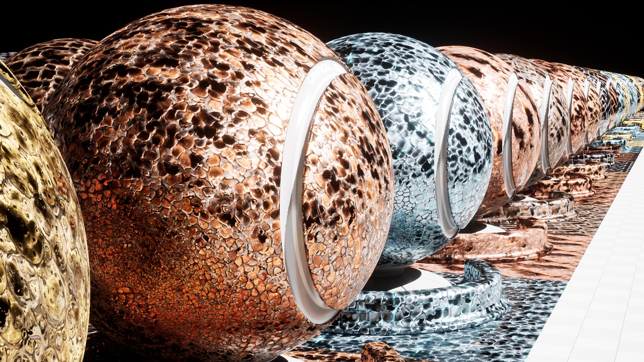 Mídia 1 do anúncio Ultimate Metal Material Library – 100 Seamless PBR Materials - 600 2K Textures