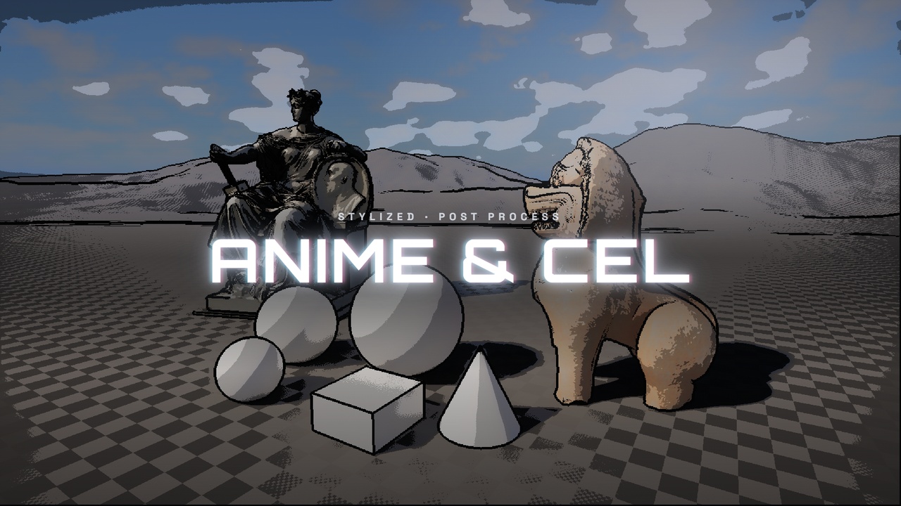 Media 1 for listing Anime & Cel Shade - Stylized Post Process Pack