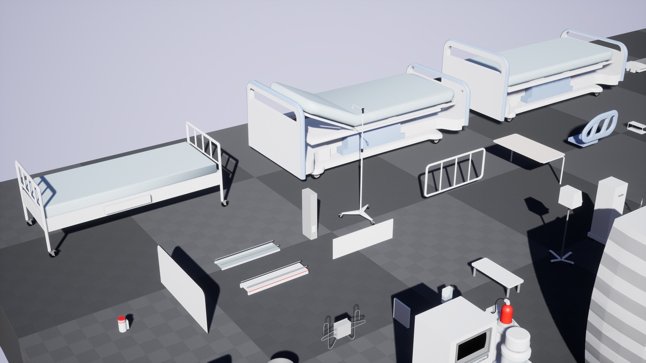 Media 1 for listing Hospital Props Interior Pack