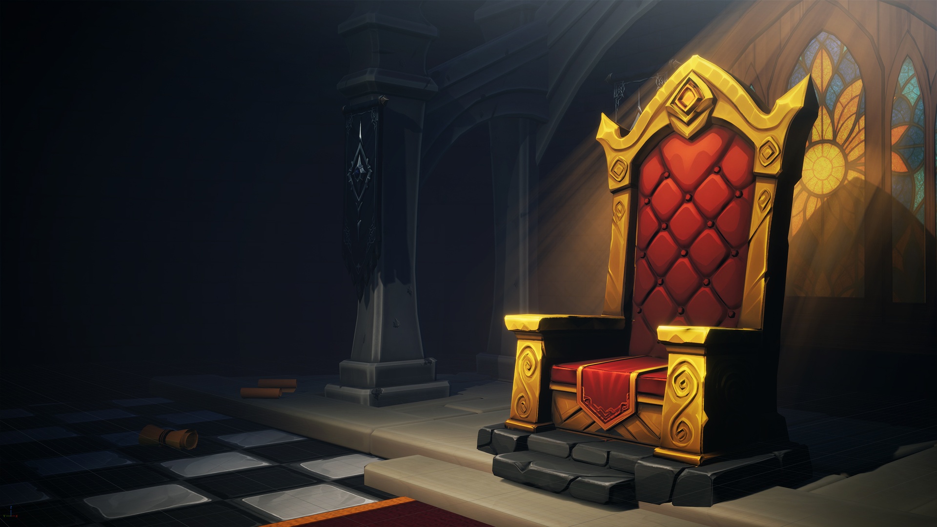Media 1 for listing Stylized Throne Pack - 25 Fantasy Lowpoly Thrones