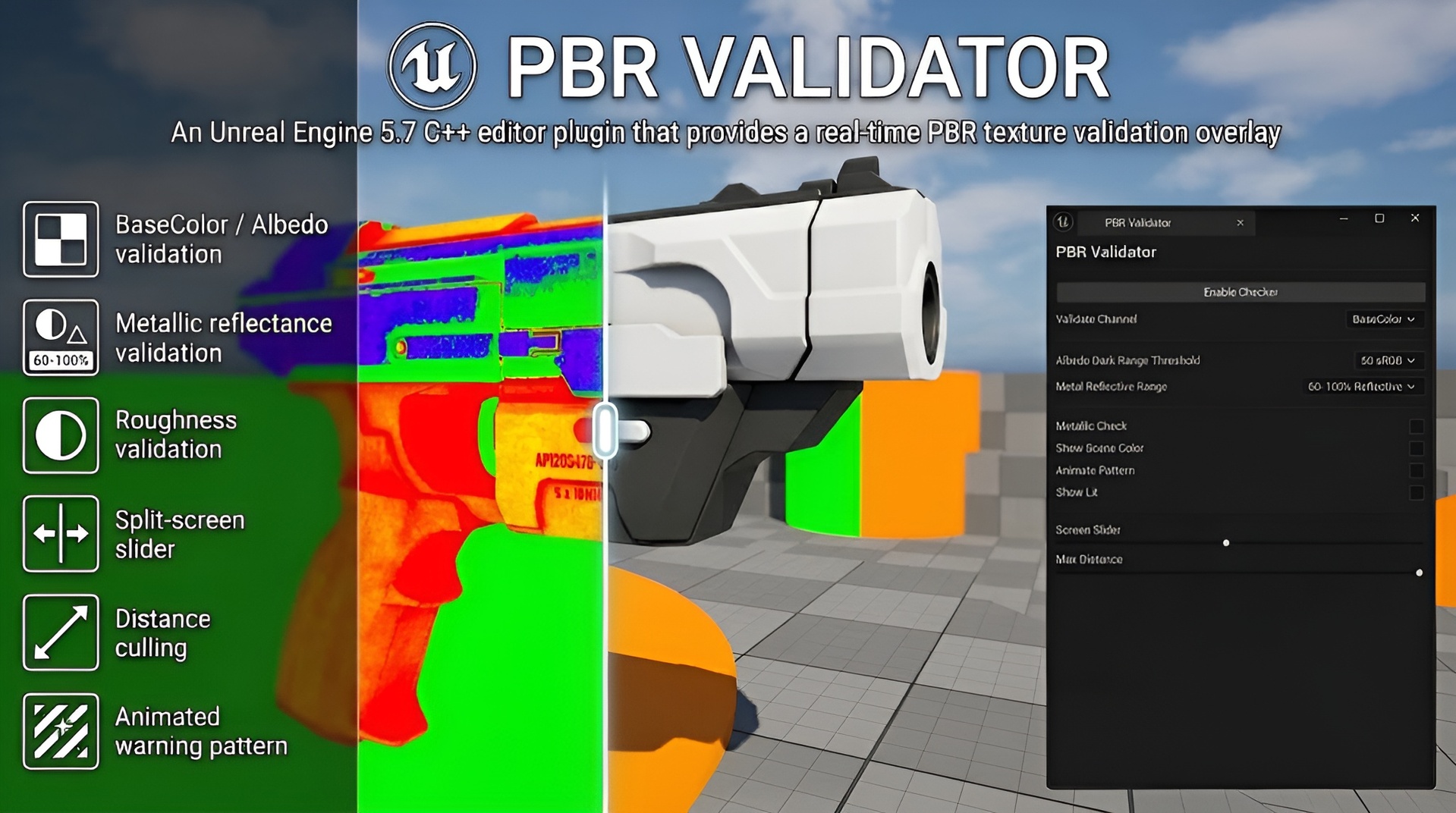 Media 1 for listing PBR Validator - Material Check Tool