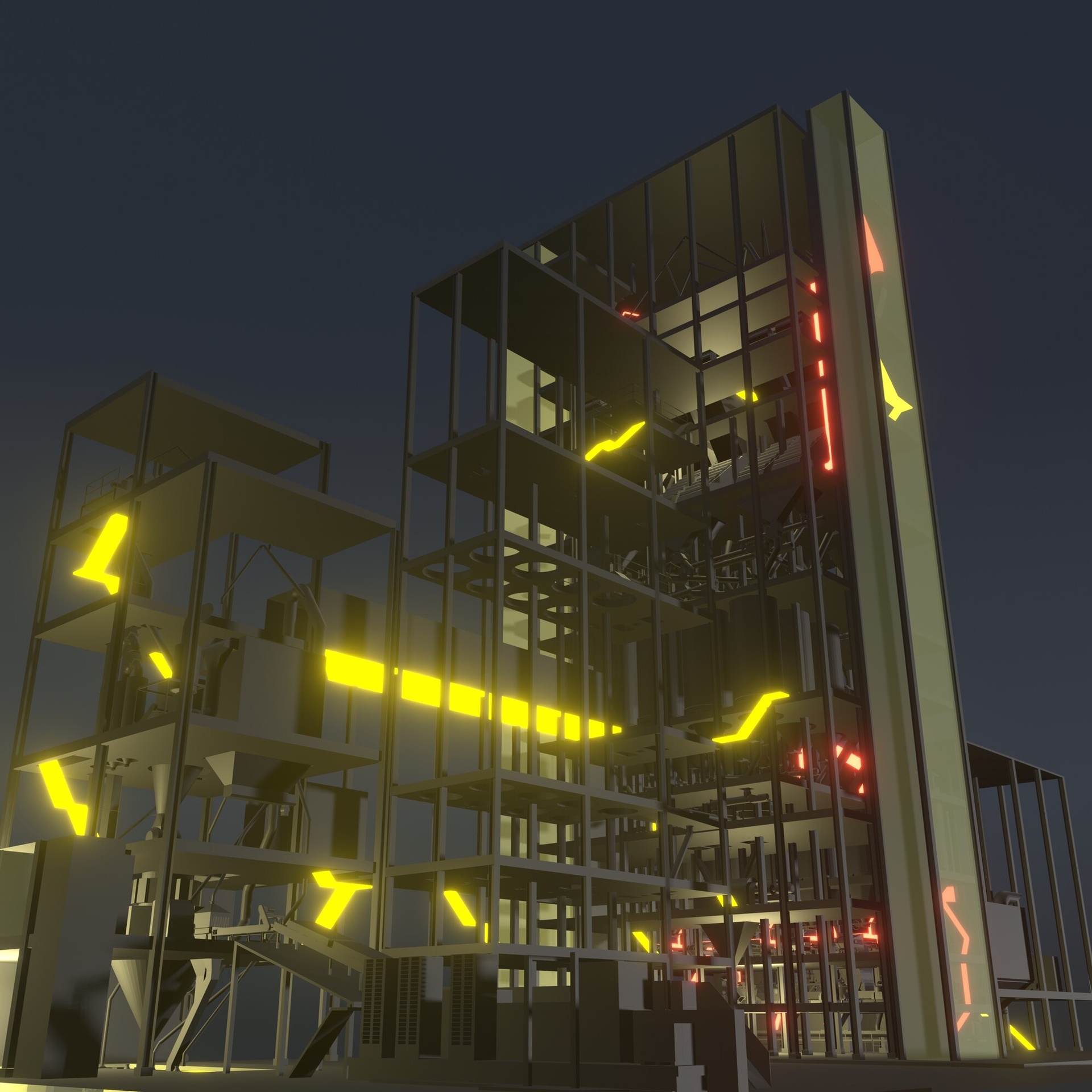商品 Sci-fi factory scene 25i23 的媒体 1