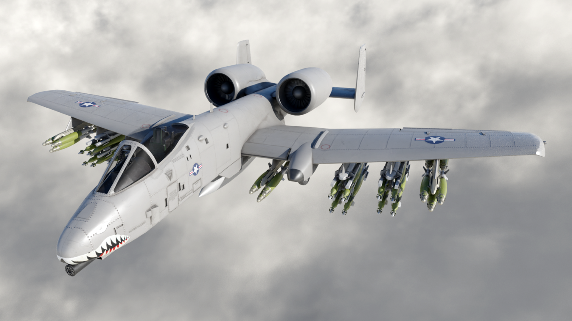 A-10 Tankbuster / Thunderbolt / Warthog Plane | Fab