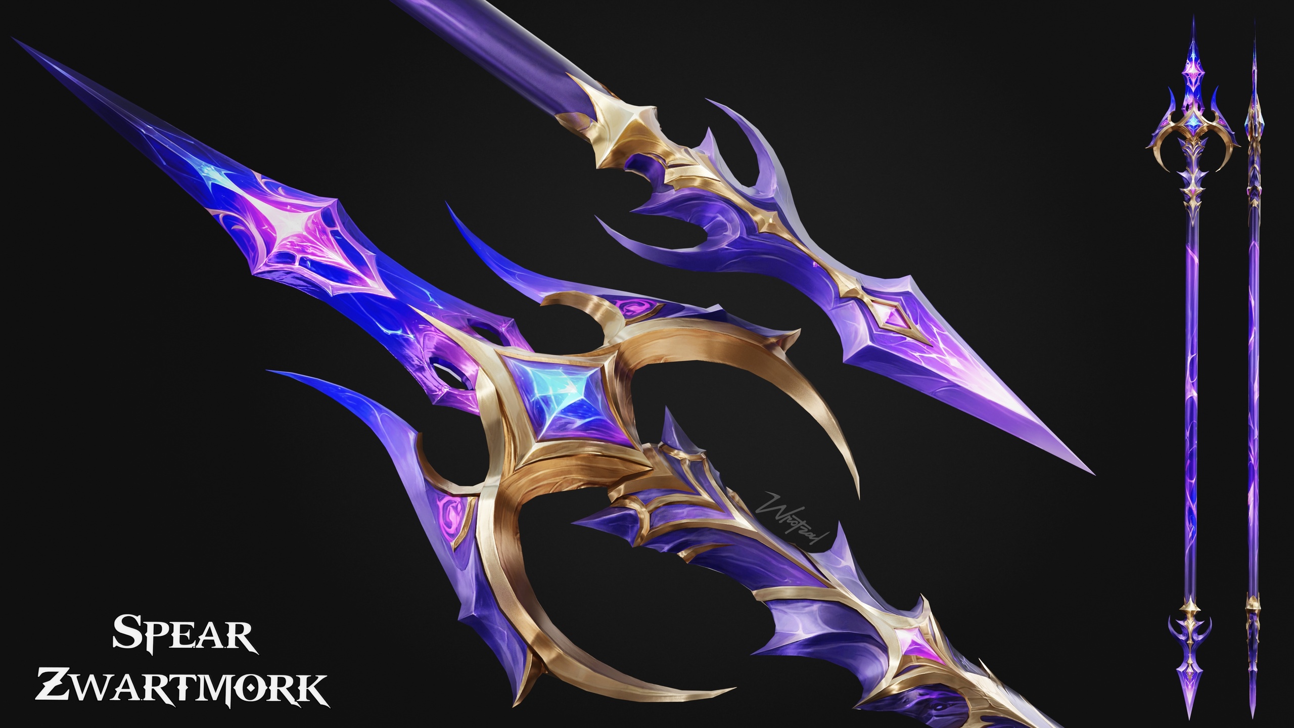 Media 1 for listing Spear Zwartmork [Stylized Fantasy]