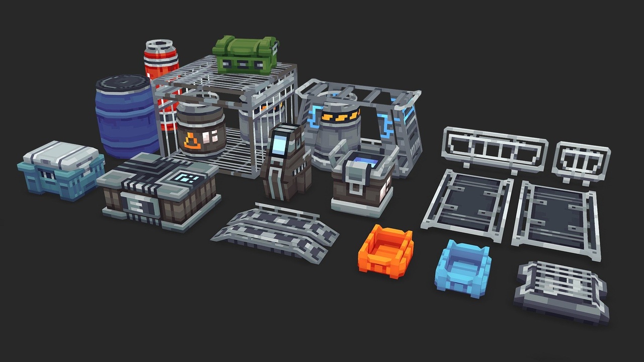 Media 1 for listing Pixel Sci-fi Pack