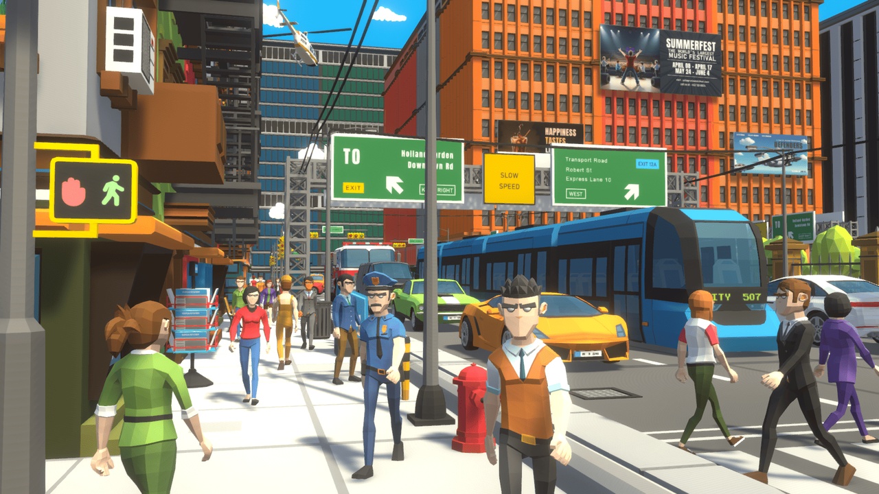 Media 1 for listing POLYGRUNT - Low Poly City Pack [3D Art]