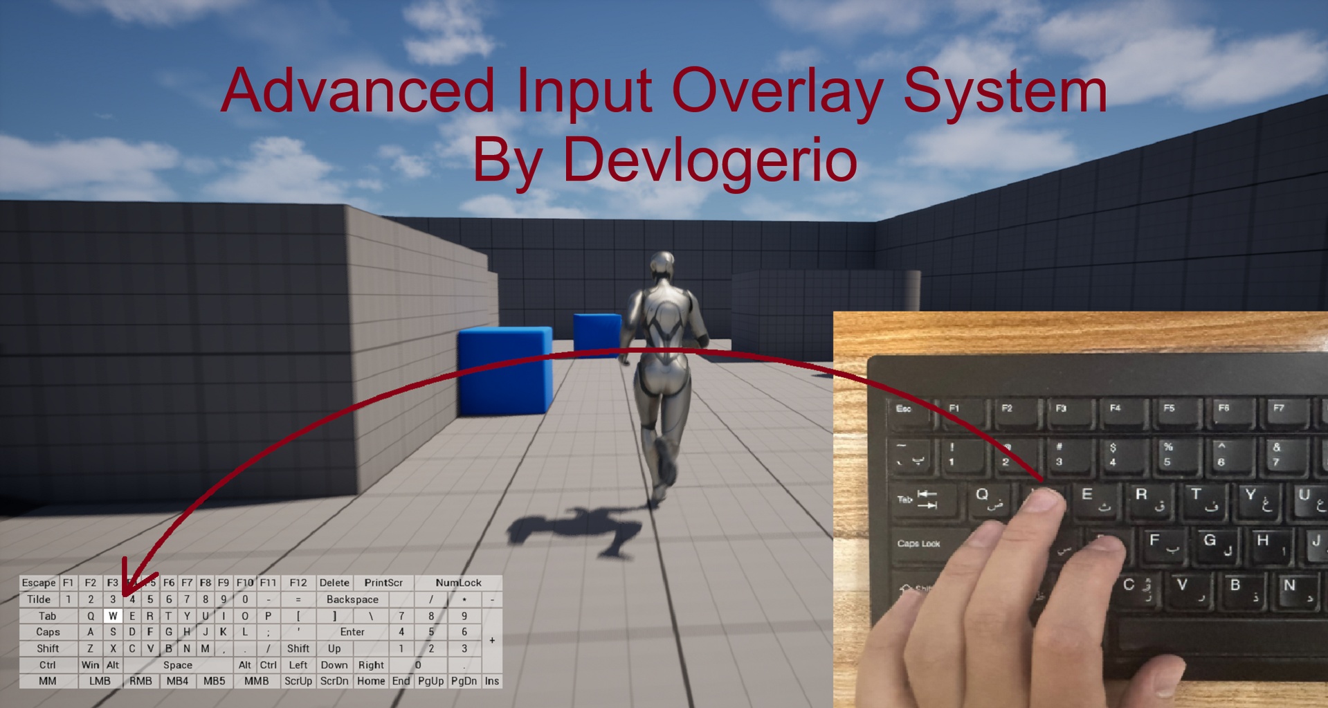 Media 1 for listing Advanced Input Overlay System