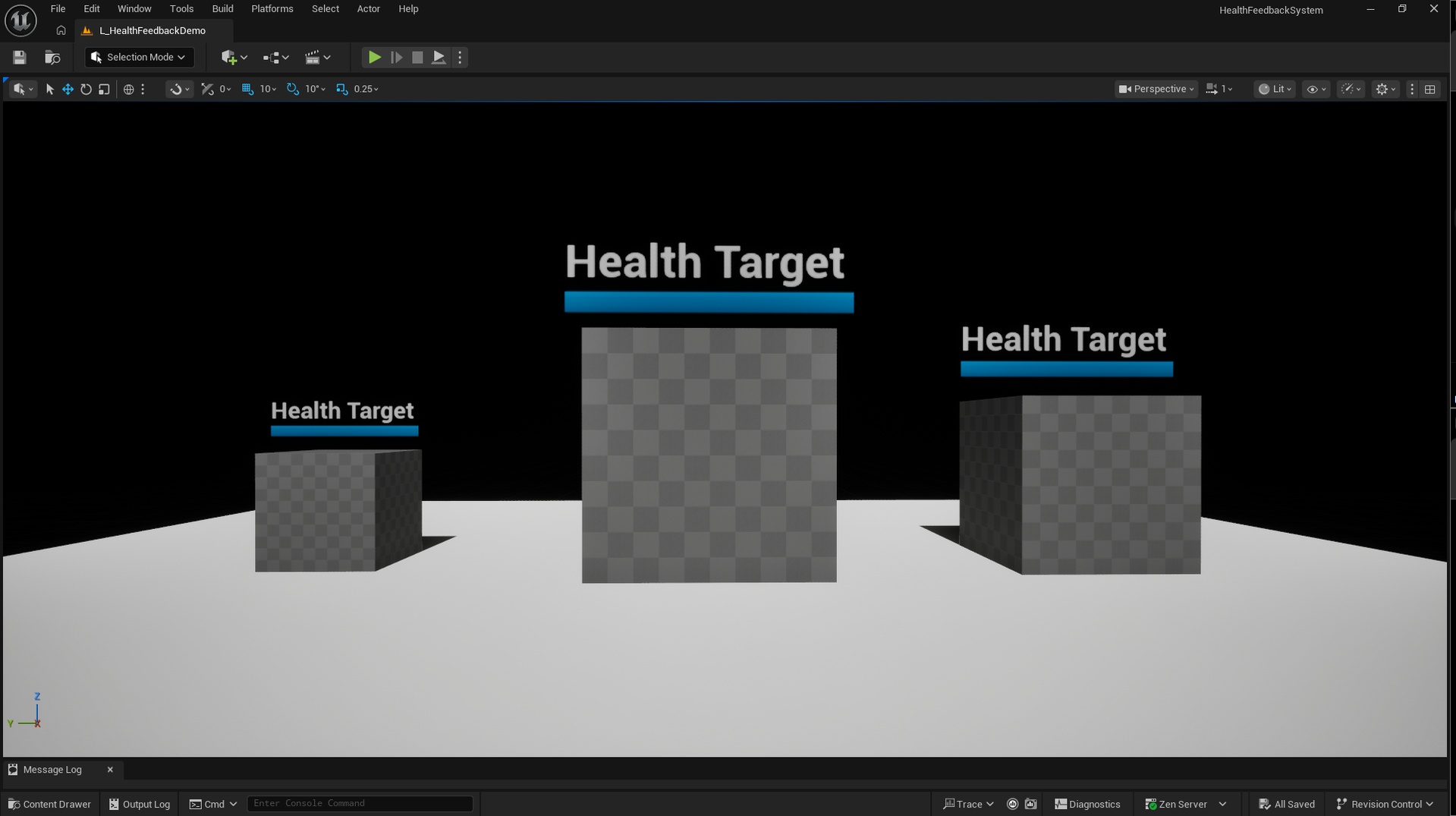Media 1 for listing Spire Systems Health Feedback System - Blueprint Health Bars and Damage Numbers