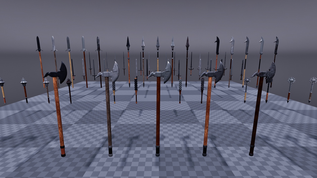 Media 1 for listing Melee Weapons Pack - Ultra Realistic Bundle
