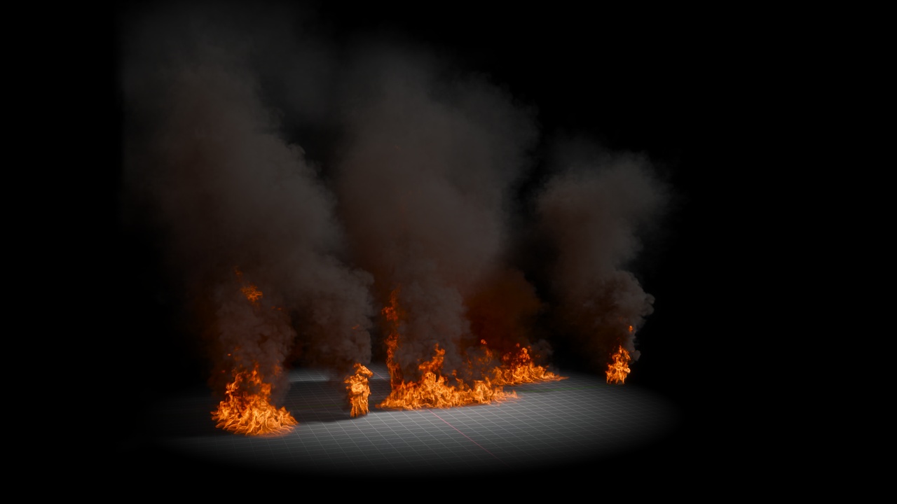 Media 1 for listing Forest Fire Vdb Effect Pack