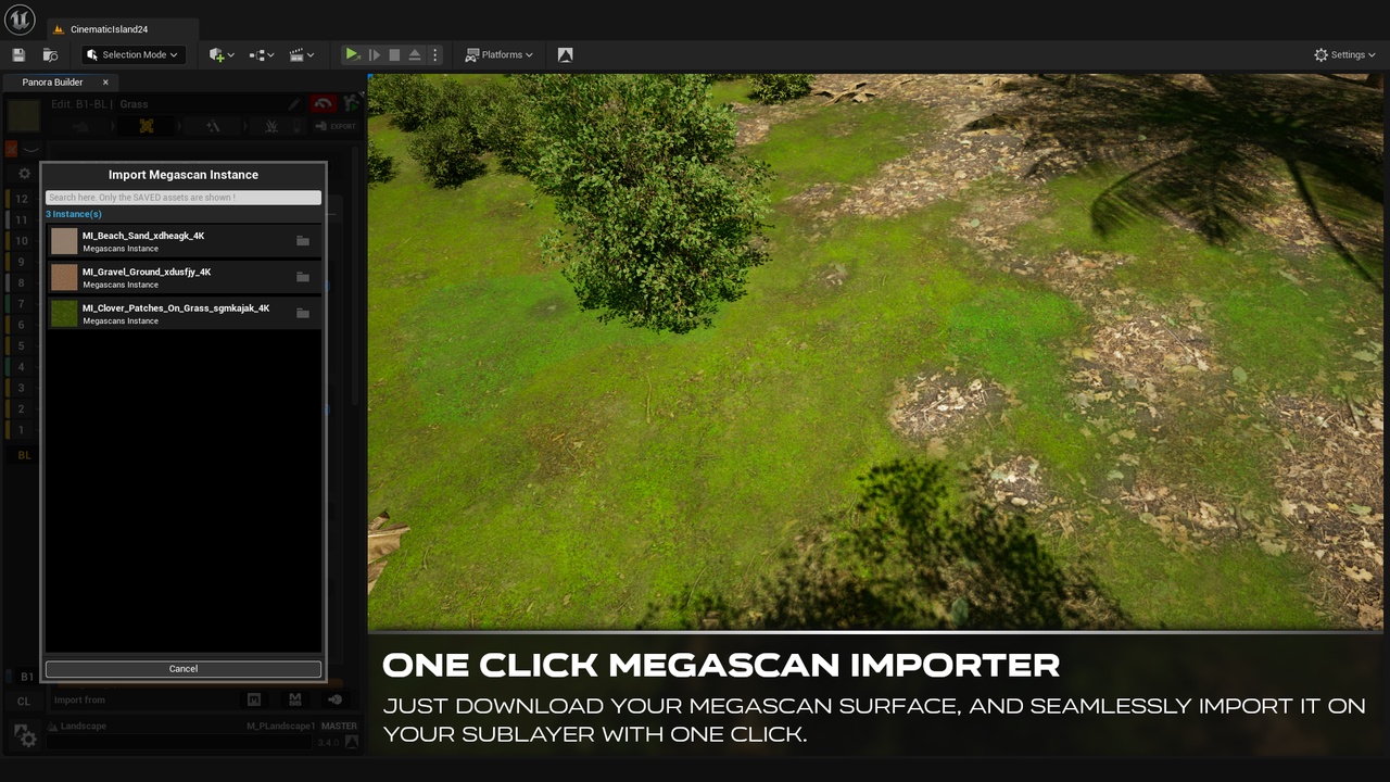 Landscape Material Creator | PANORAmake Studio | Fab