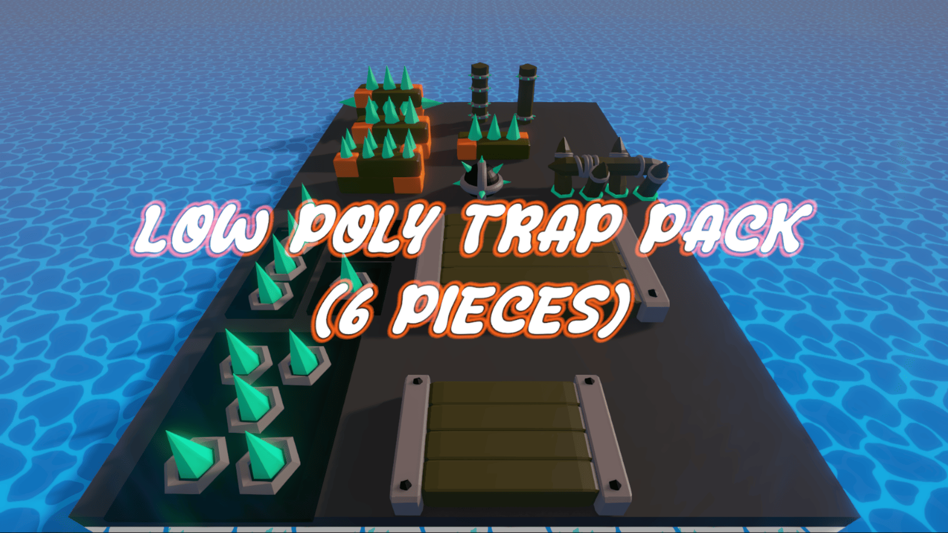 Poly Trap Microtech LOW POLY TRAP PACK (6 PIECES) | Fab