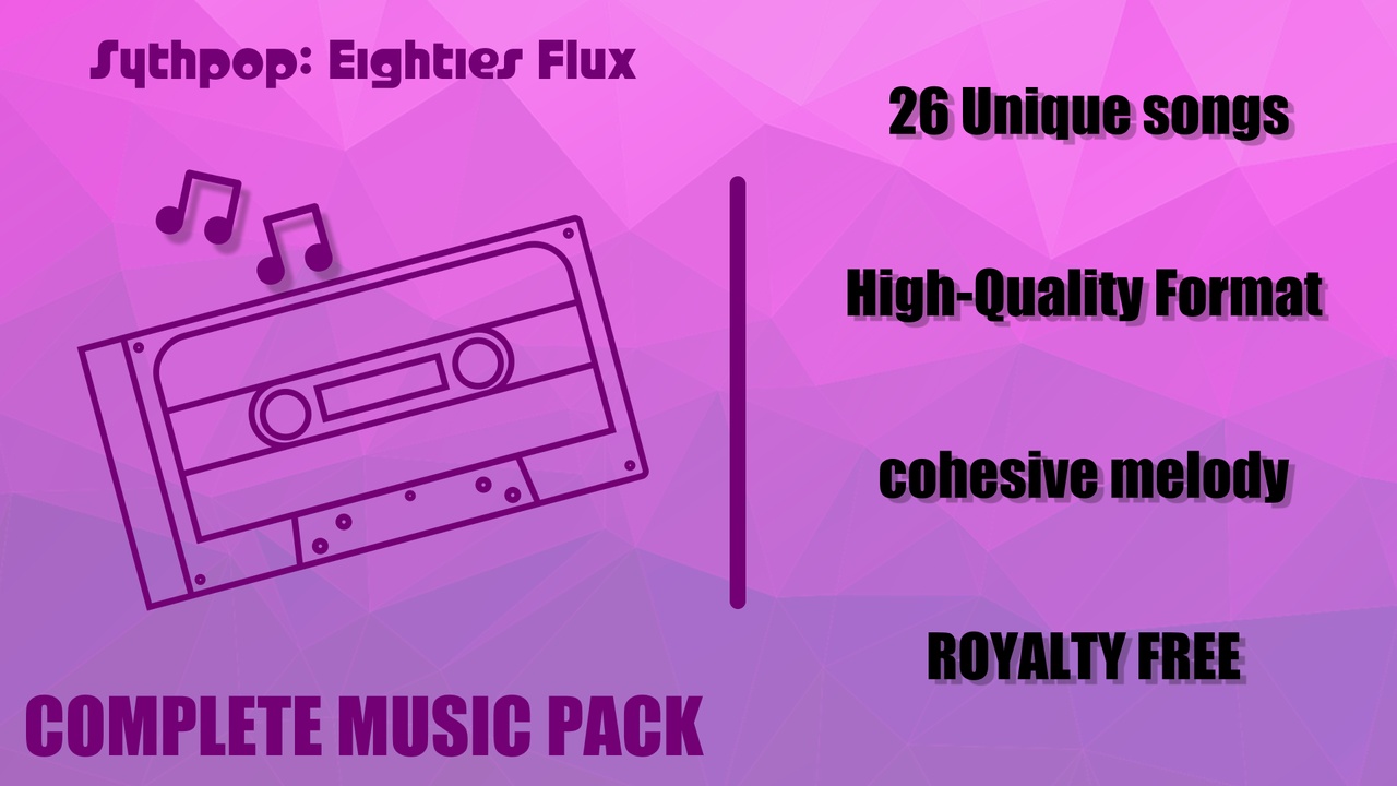 Media 1 for listing Synthpop: Eighties Flux Complete Music Pack