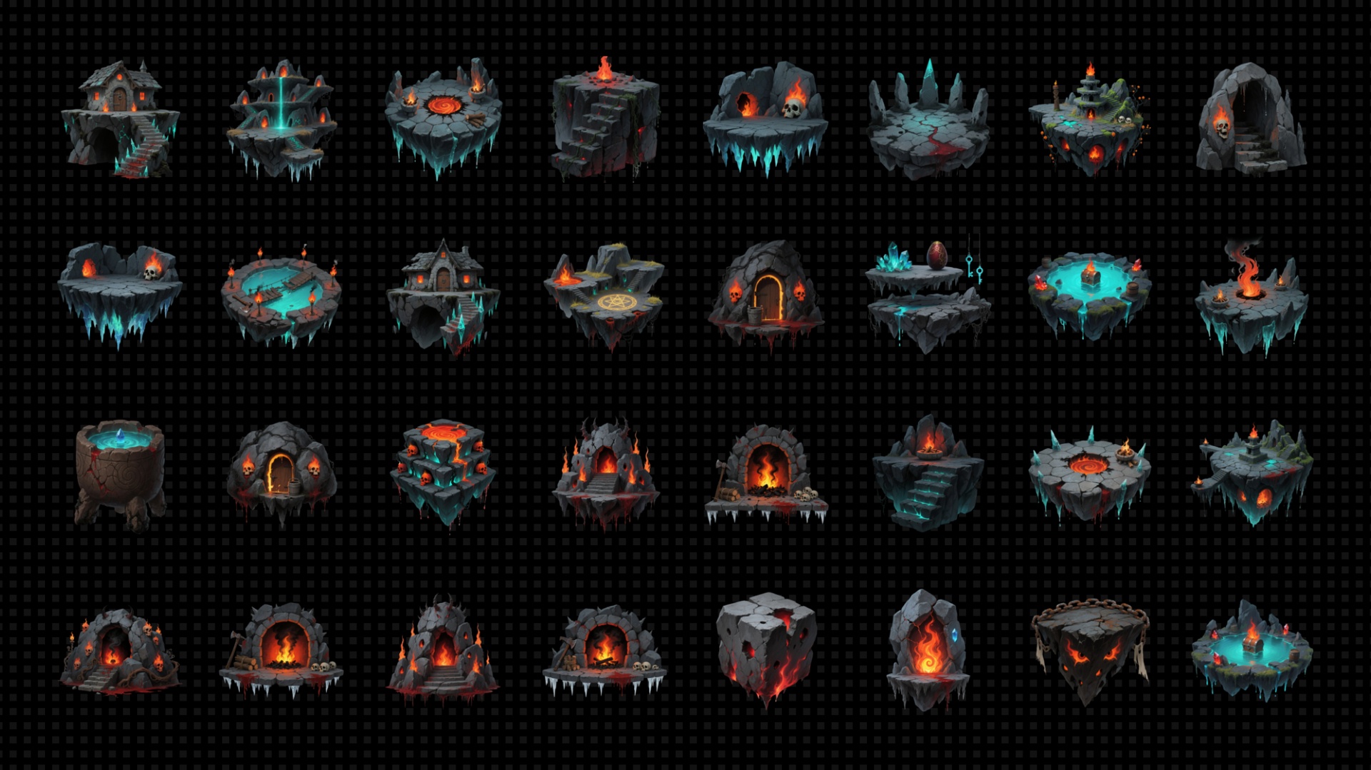 Medium 1 für Eintrag Abyssal Hollow – Dark Fantasy Cave Pack V2
