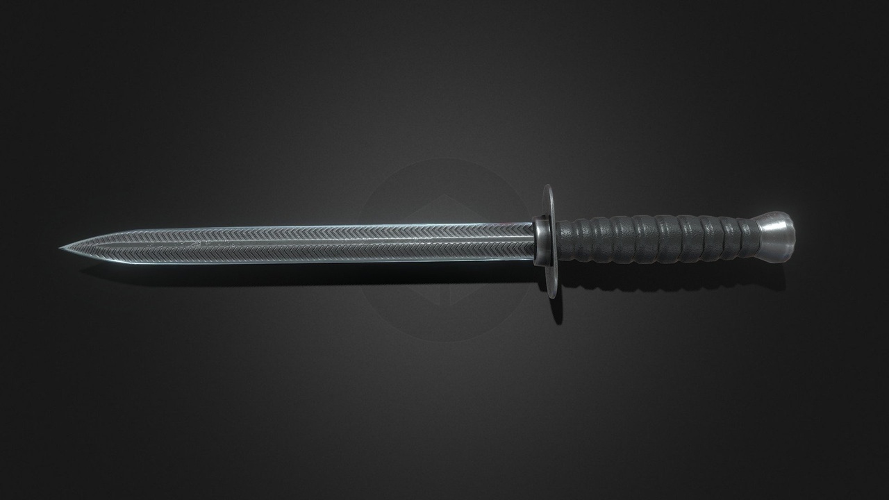 Media 1 for listing FPS Lowpoly knife - Dagger