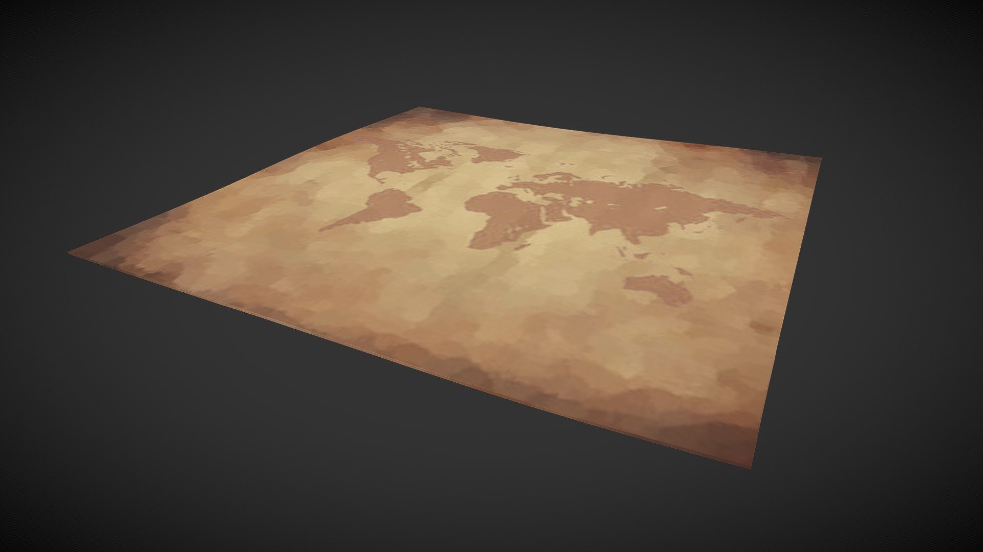 Vintage Map Parchment | Fab