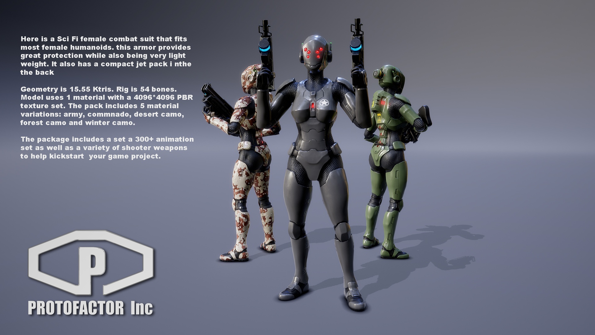 Media 1 for listing SCI FI: FEMALE COMBAT SUIT