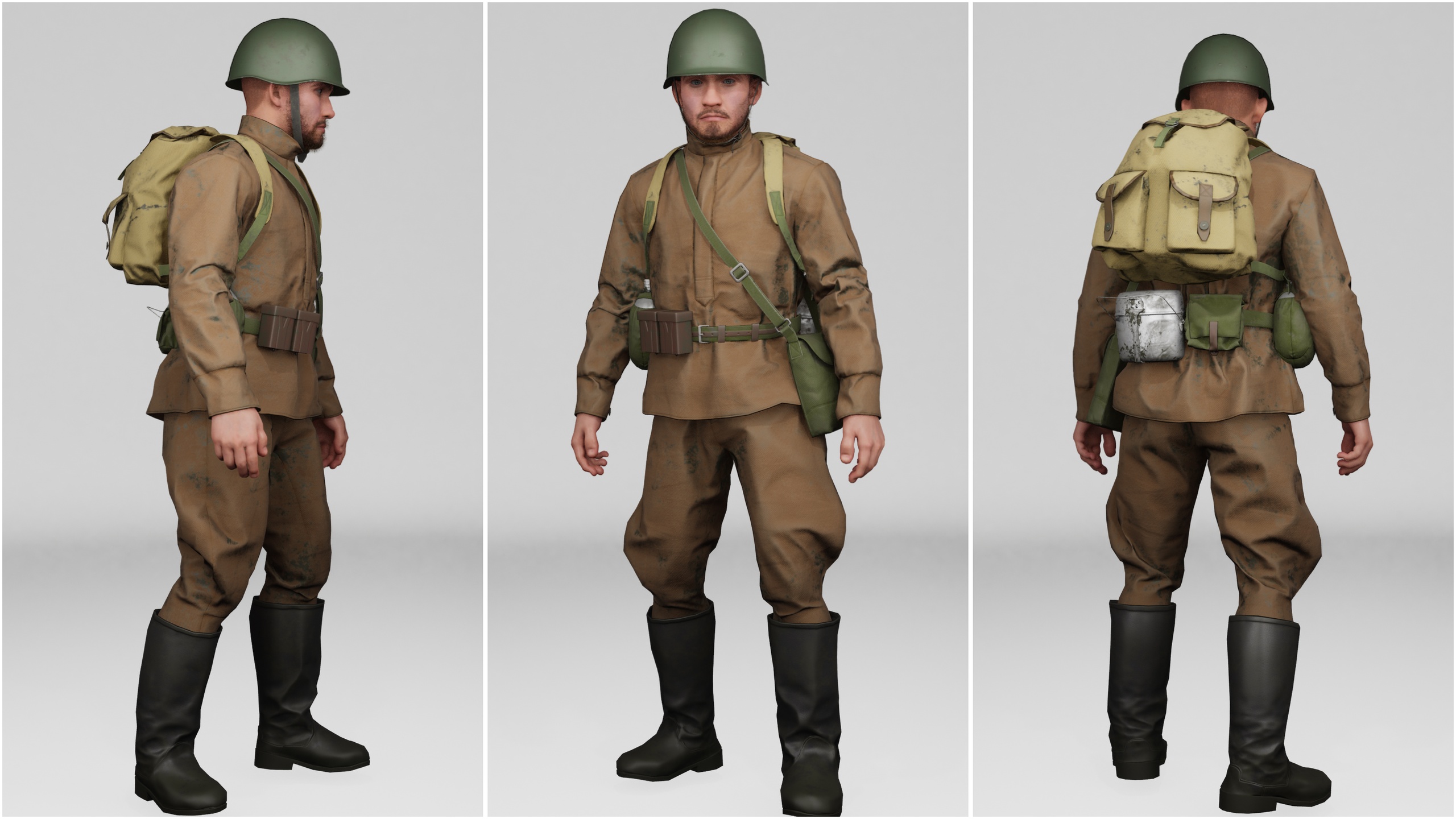 Media 1 for listing Modular Soviet Meta Soldier WWII