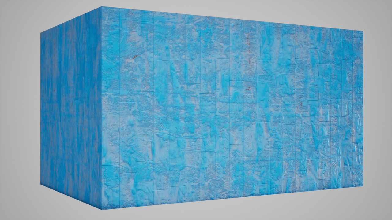 Media 1 for listing Blue Painted Wood Textrures