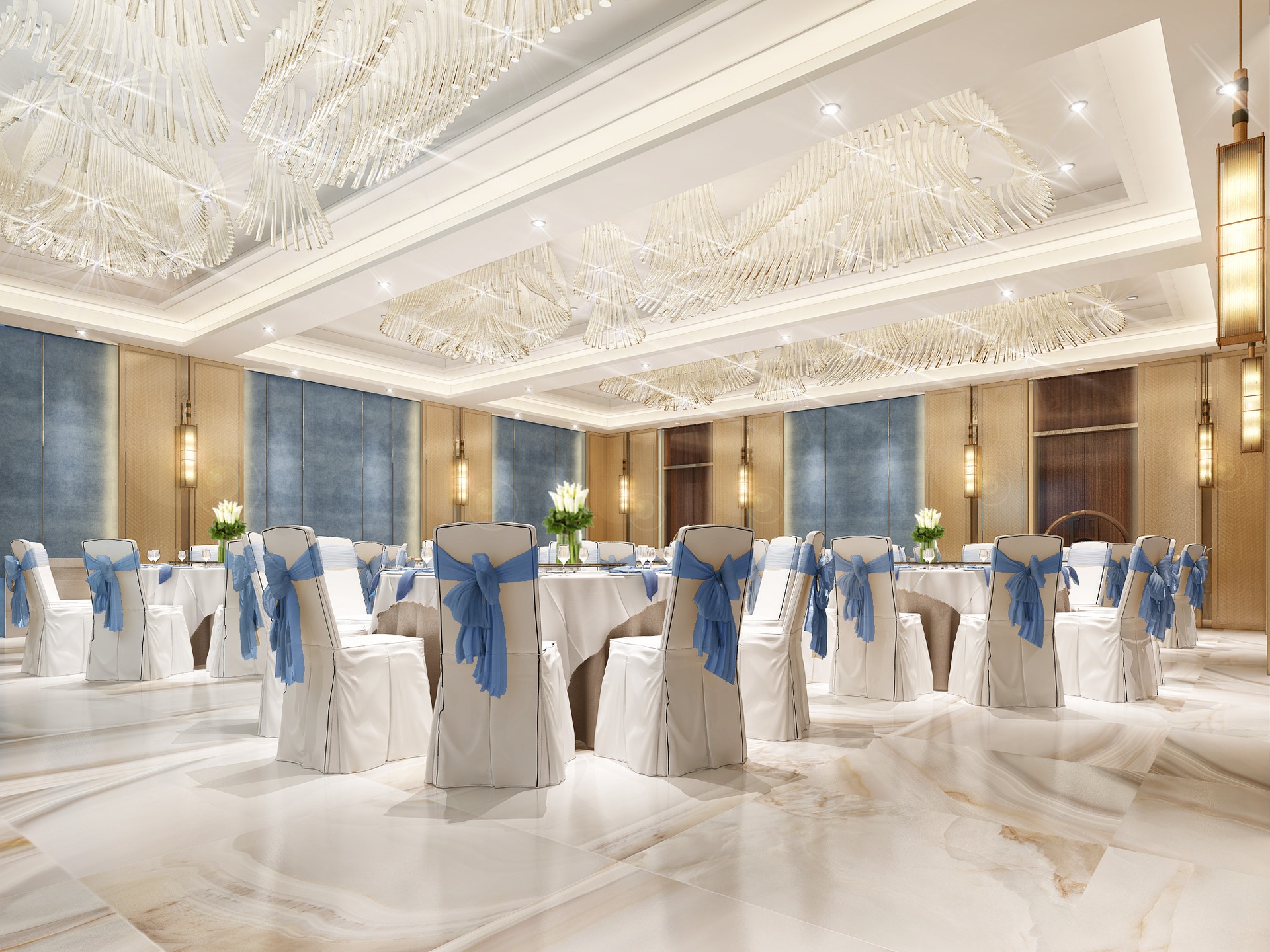 Media 1 for listing Luxury Wedding Hall | Hotel Banquet Ballroom Vol.03