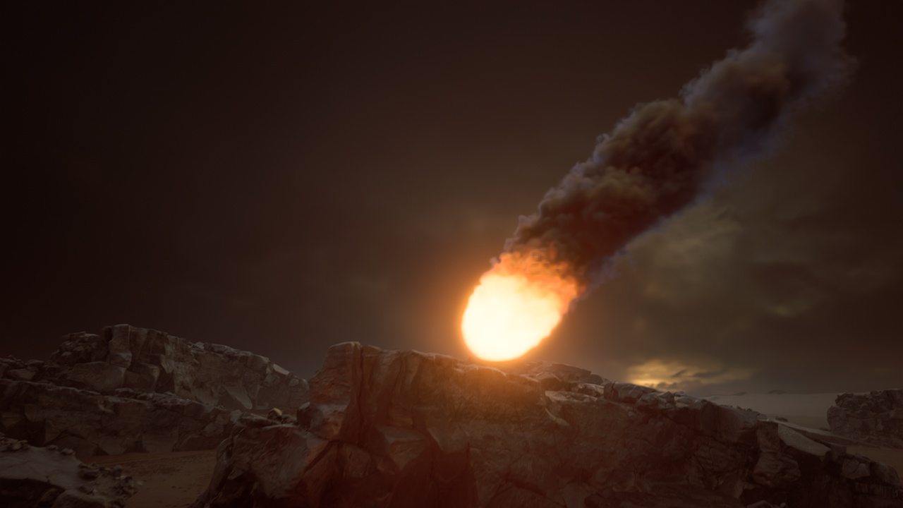 Media 1 for listing Falling Meteors 3D VDB Pack