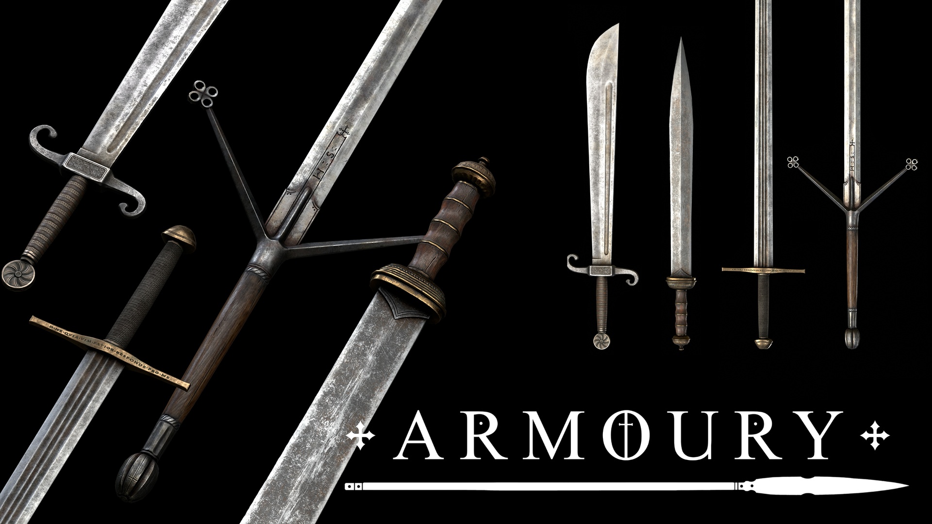 Media 1 for listing Armoury - Medieval Swords