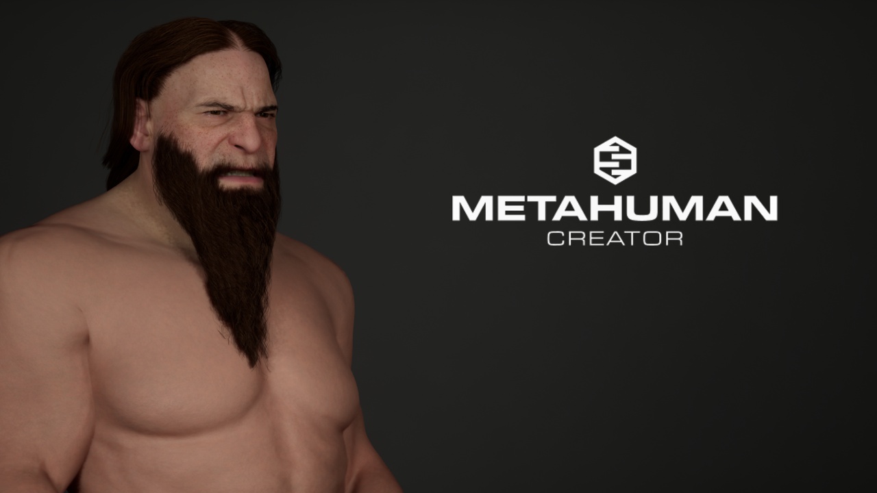 Media 1 for listing Dwarf MetaHuman – Custom Character with 2 Grooms