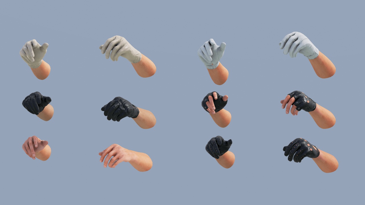 商品 Animated Modern Civilian Hands Pack 的媒体 1