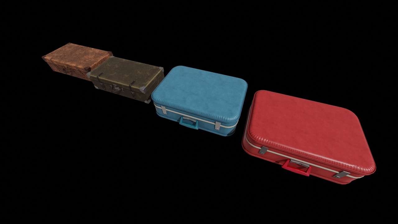Media 1 for listing Vintage suitcases kit