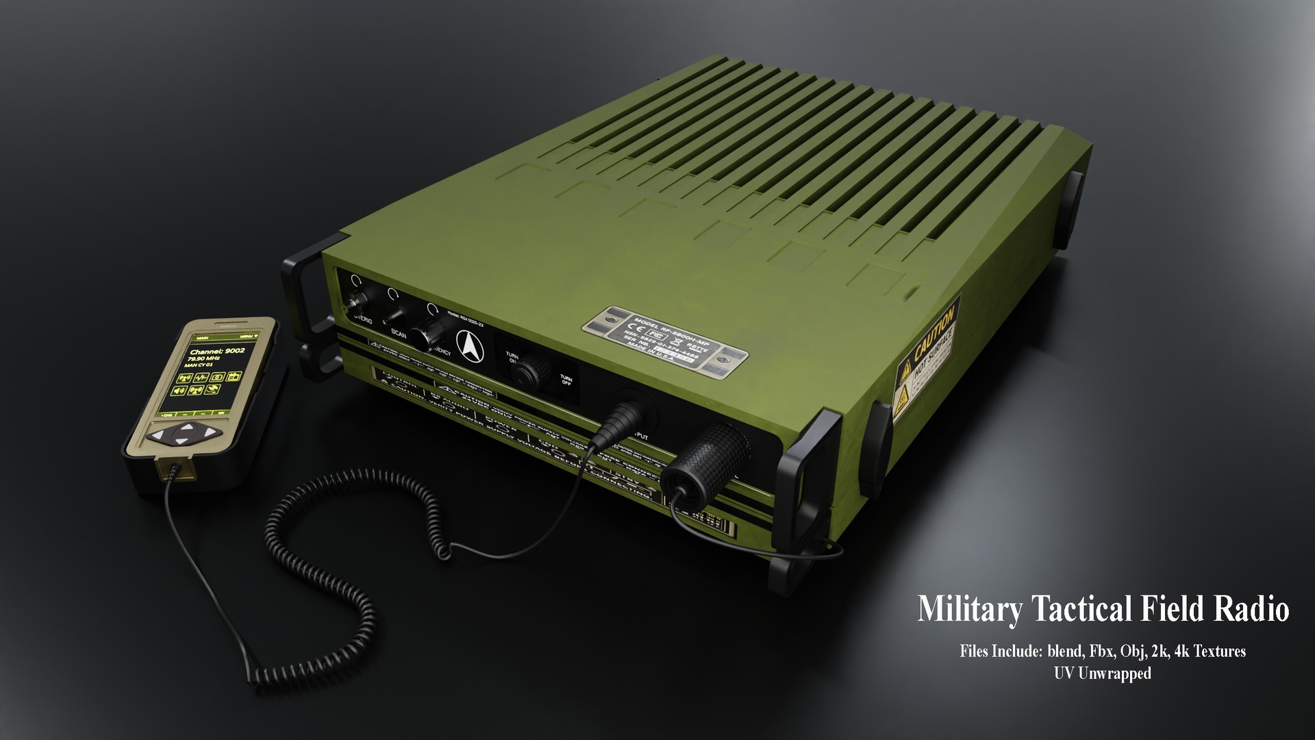 Media 1 for listing Military Tactical Field Radio