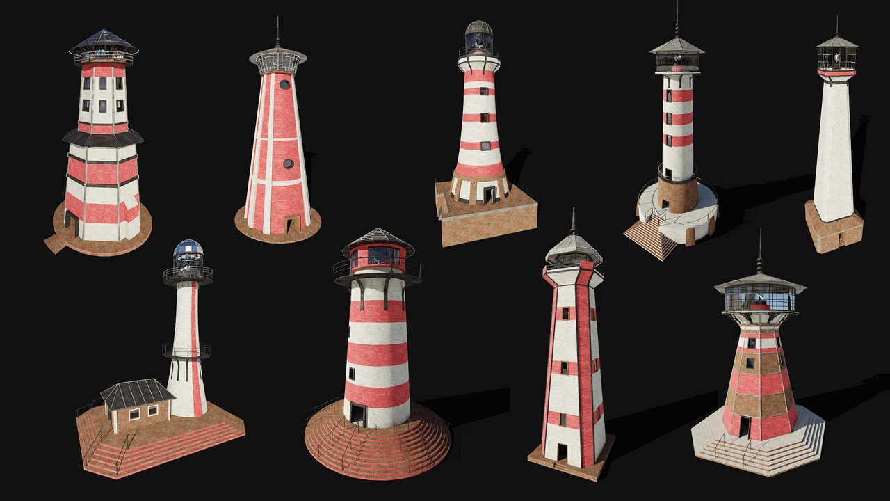 商品 Generic Modern Lighthouses 的媒体 1