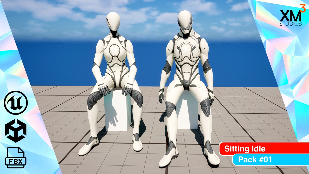 Media 1 for listing Sitting Idle Animations Pack #01