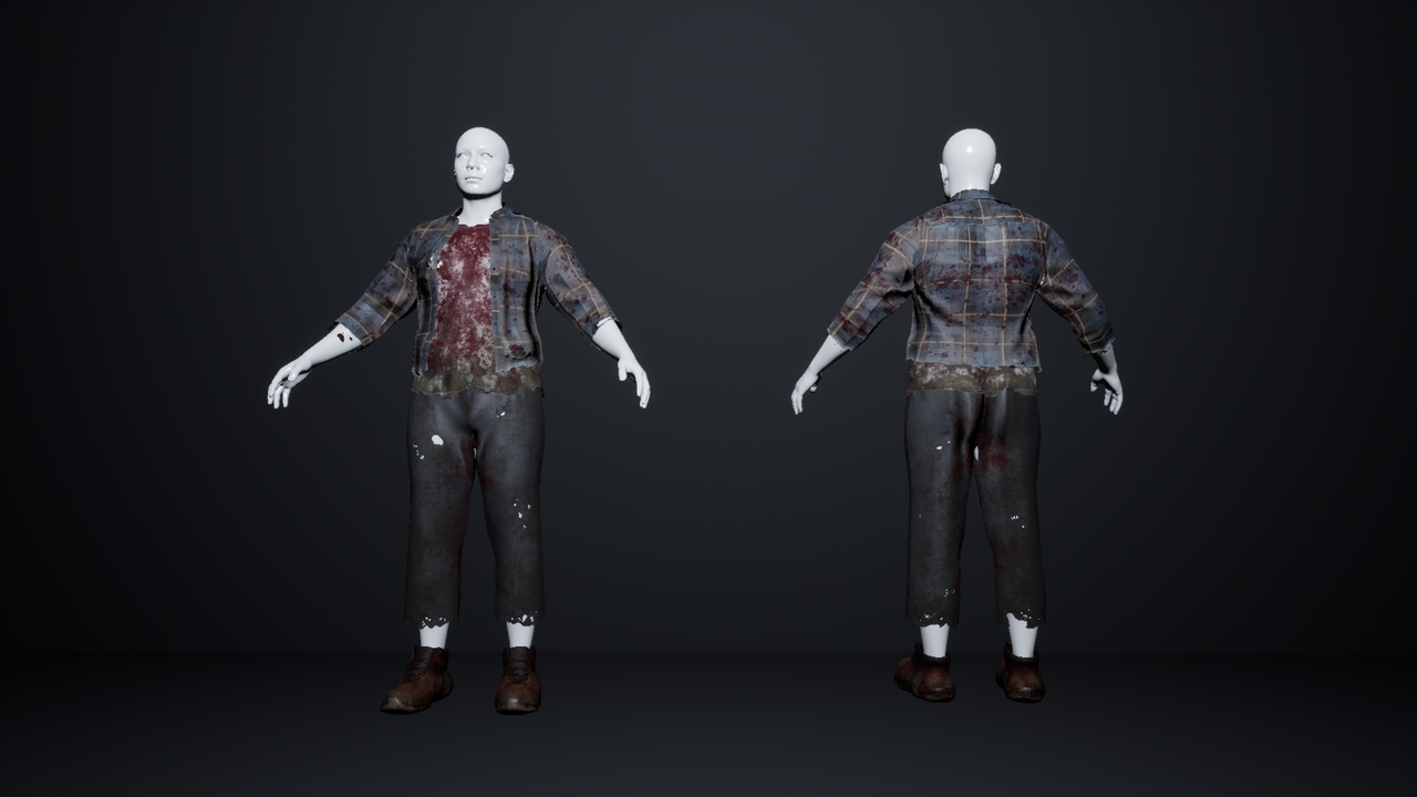 Media 1 for listing Metahuman Zombie Outfit
