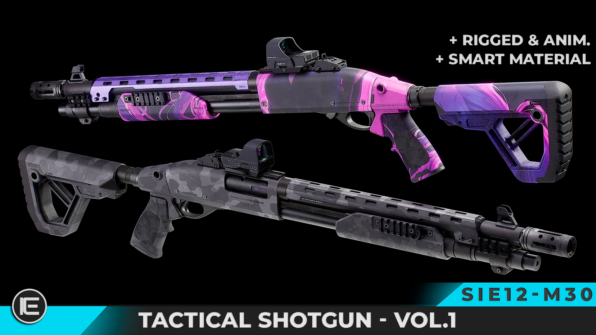 IE Pro Kit - Tactical Pump Shotgun - SIE12-M30