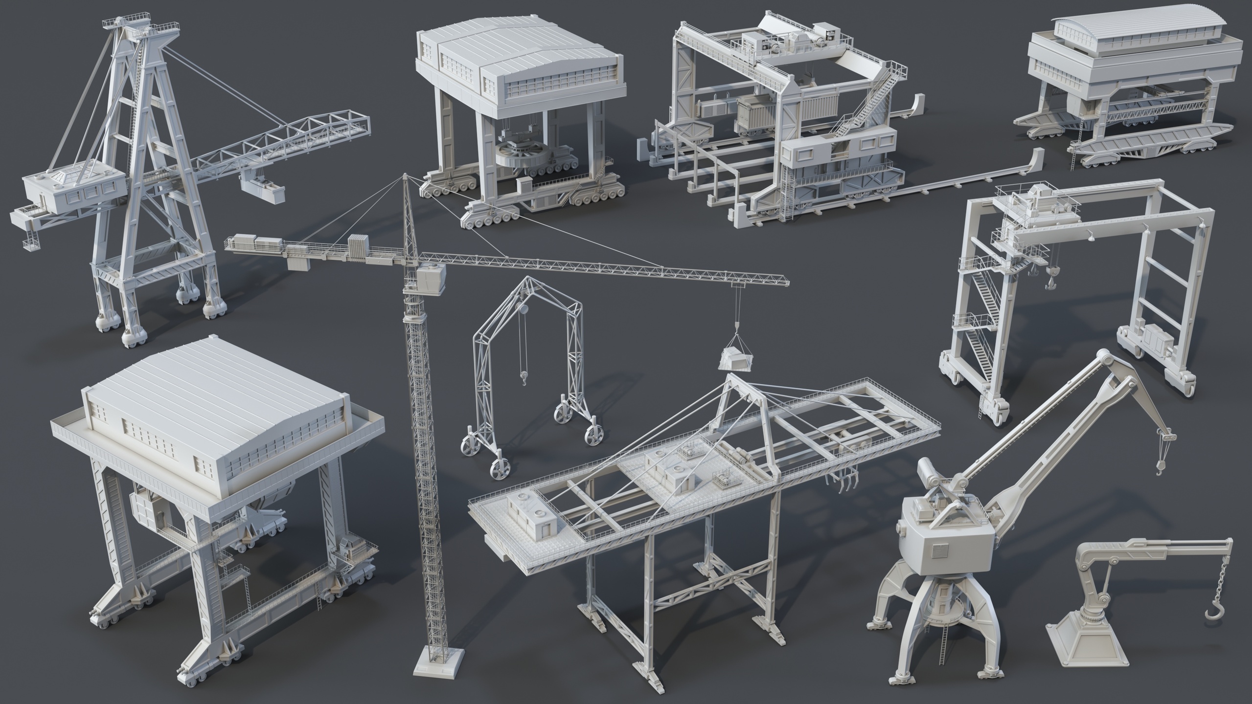Media 1 for listing Cranes - 11 pieces