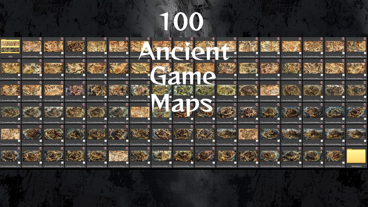 Media 1 for listing 100 Ancient Game Maps