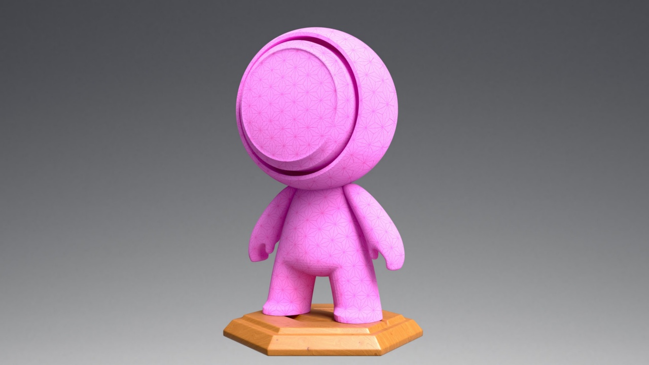 出品070-Asanoha-Pattern-Material【UE5/Unity/sbsar/spsm/GLB/TextureMap/liltoon 】のメディア1