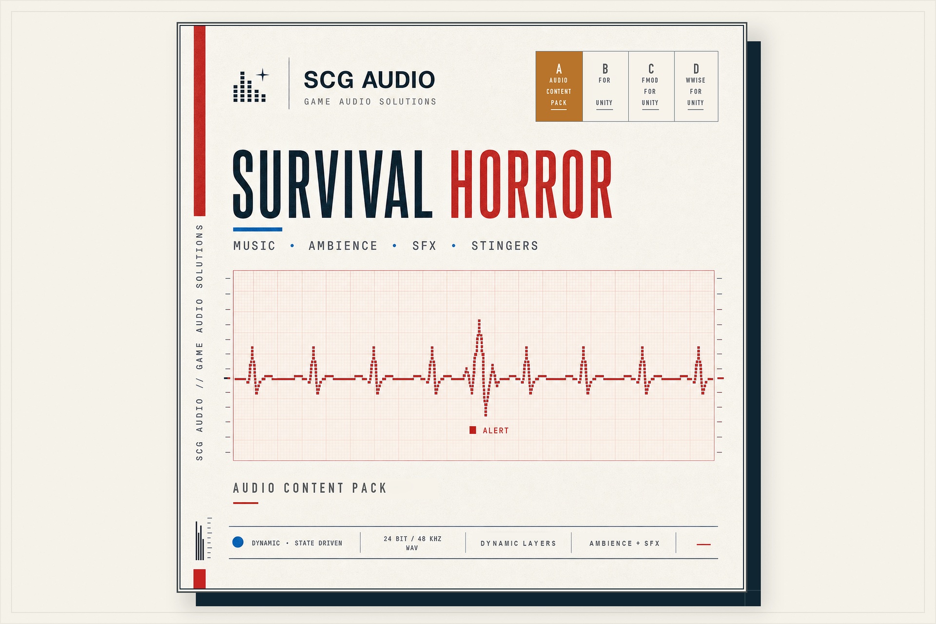 Media 1 for listing Survival Horror Music, Ambience & SFX — Audio Content Pack