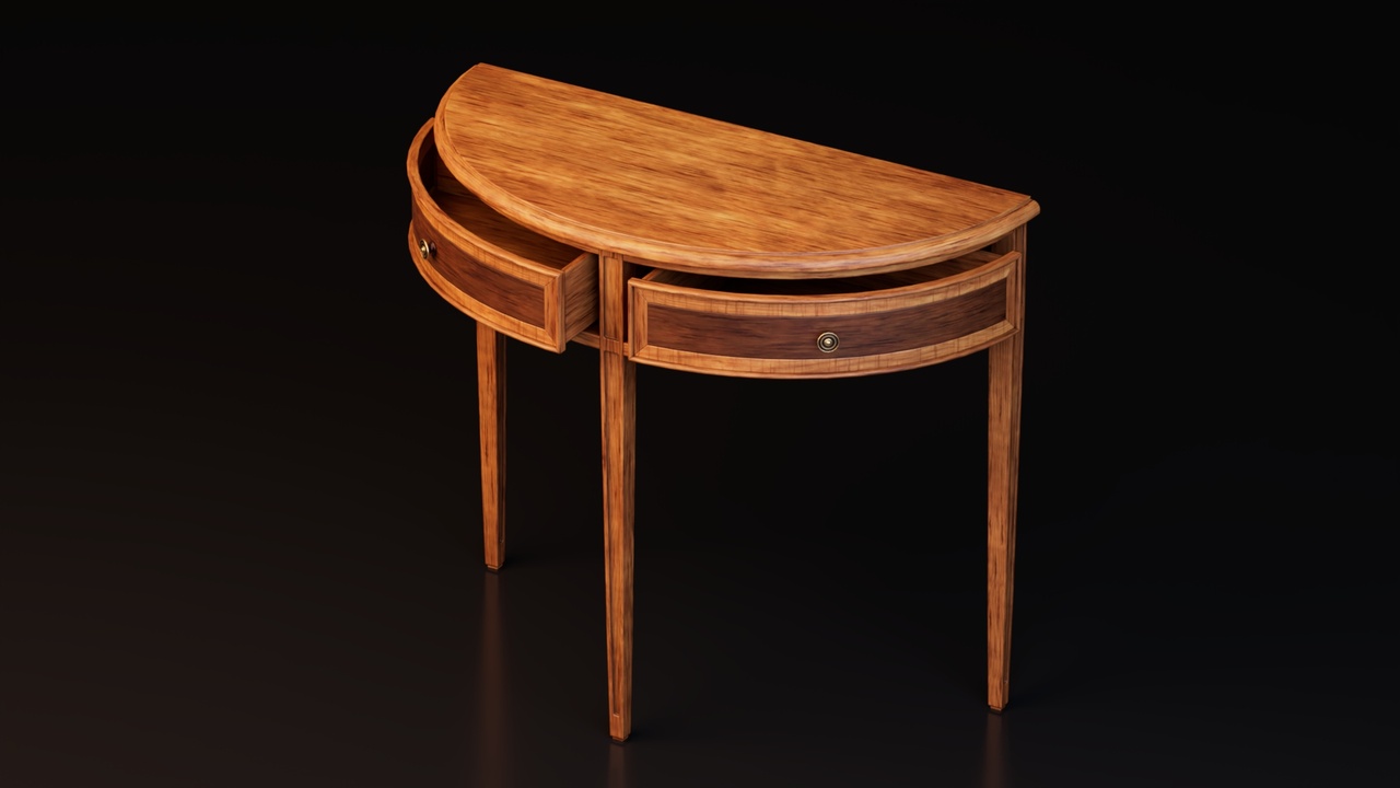Media 1 for listing Classic Wooden Console Table