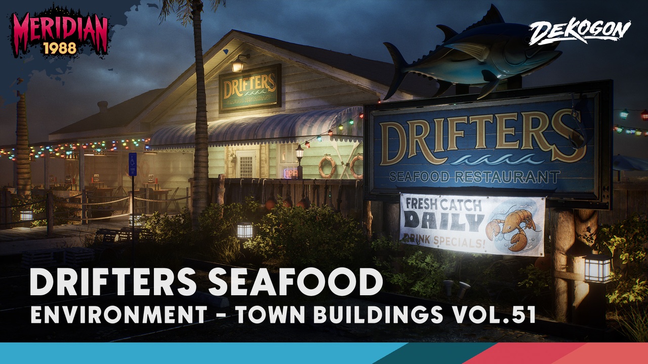 Media 1 for listing Meridian 1988: Drifters Seafood Restaurant - Modular Environment (VOL 51)